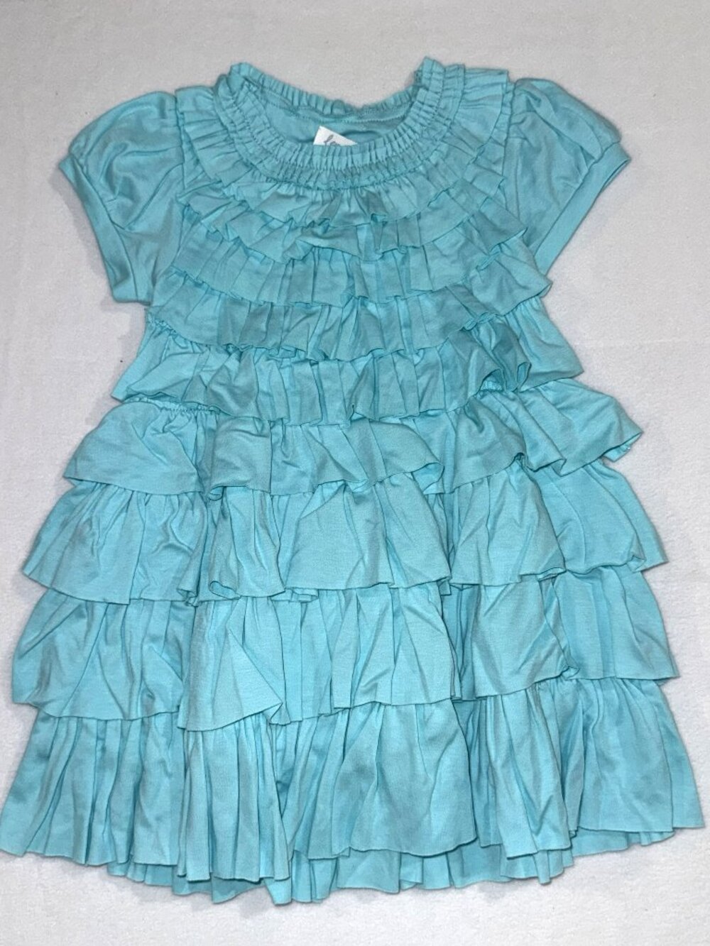 Lemon Loves Layette Ruffle Dress | Blue Boutique Style | 18–24M NWT